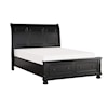 Homelegance Furniture Laurelin CA King Sleigh  Bed with FB Storage