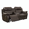 Homelegance Furniture Marille Double Glider Reclining Loveseat