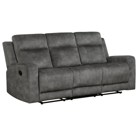 Double Manual Reclining Sofa