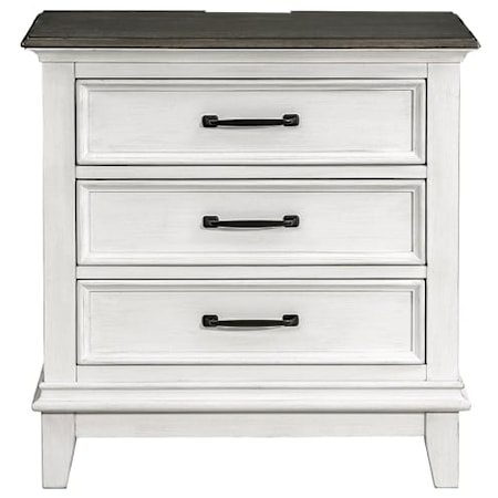 3-Drawer Nightstand