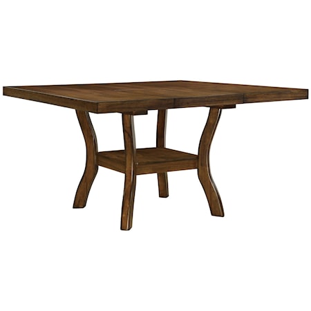 Transitional Dining Table with Leaf
