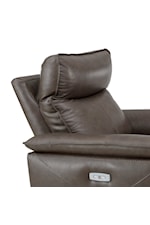 Homelegance Maroni Transitional Power Recliner with Power Headrest and USB Ports