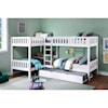 Homelegance Galen Corner Bunk Bed with Twin Trundle
