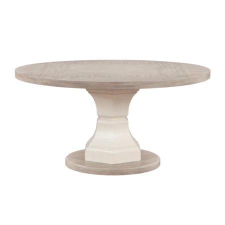 60" Rd. Pedestal Dining Table
