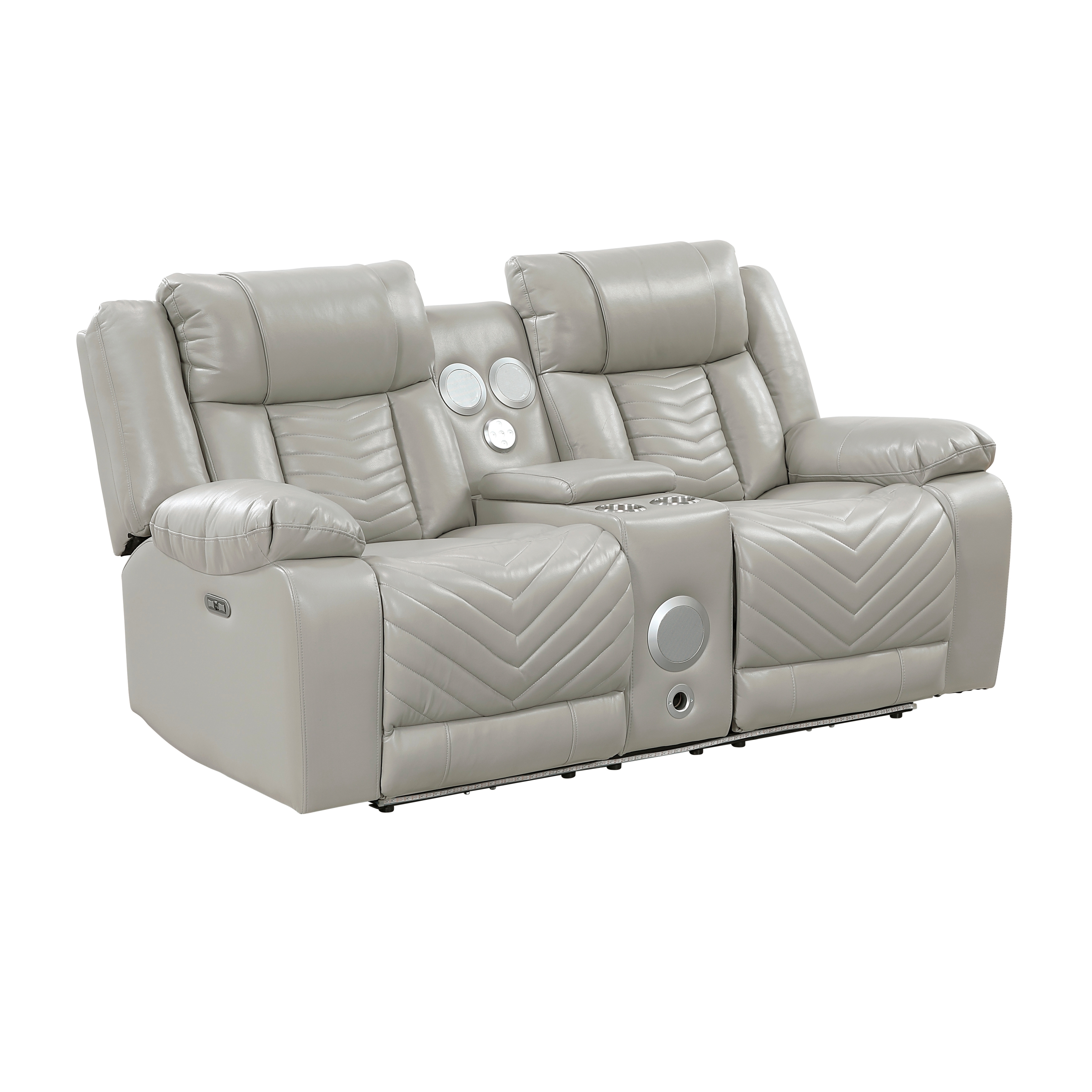 Power Double Reclining Loveseat