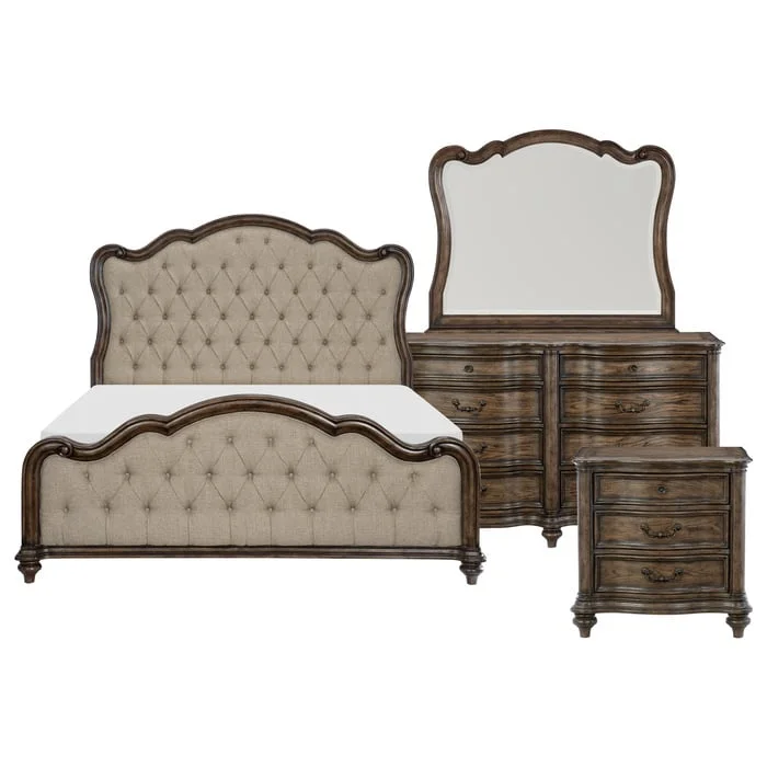 Homelegance Heath Court 1682-1*4 Traditional 4-Piece Queen Bedroom Set ...