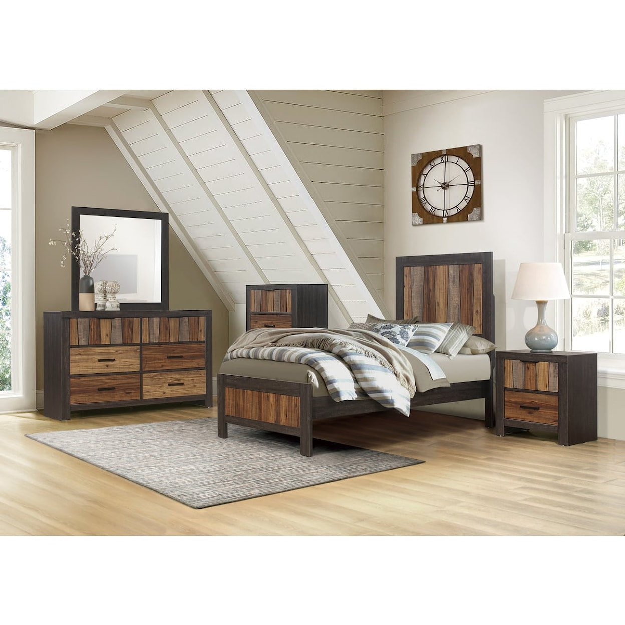 Homelegance Furniture Cooper Twin Panel Bed