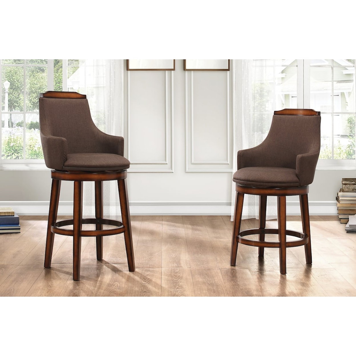 Homelegance Furniture Bayshore Pub Height Swivel Chair