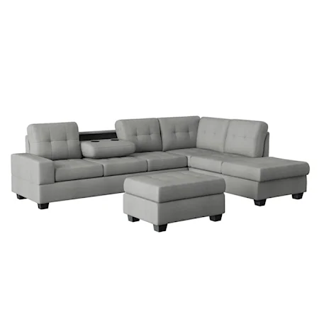 2-Piece Reversible Sectional