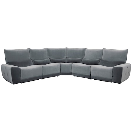 5-Piece Power Reclining Sectional