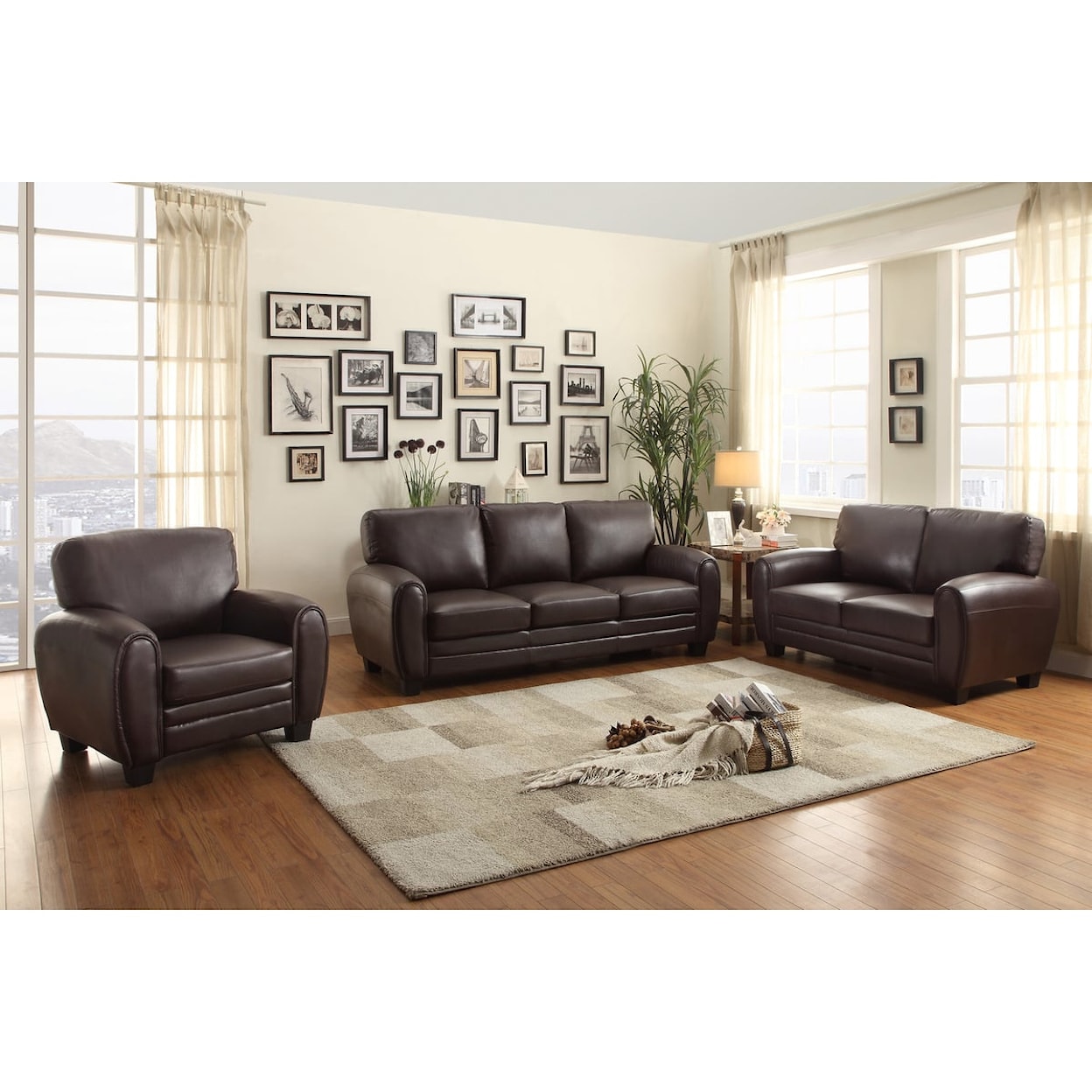 Homelegance Furniture Rubin Stationary Living Room Chair