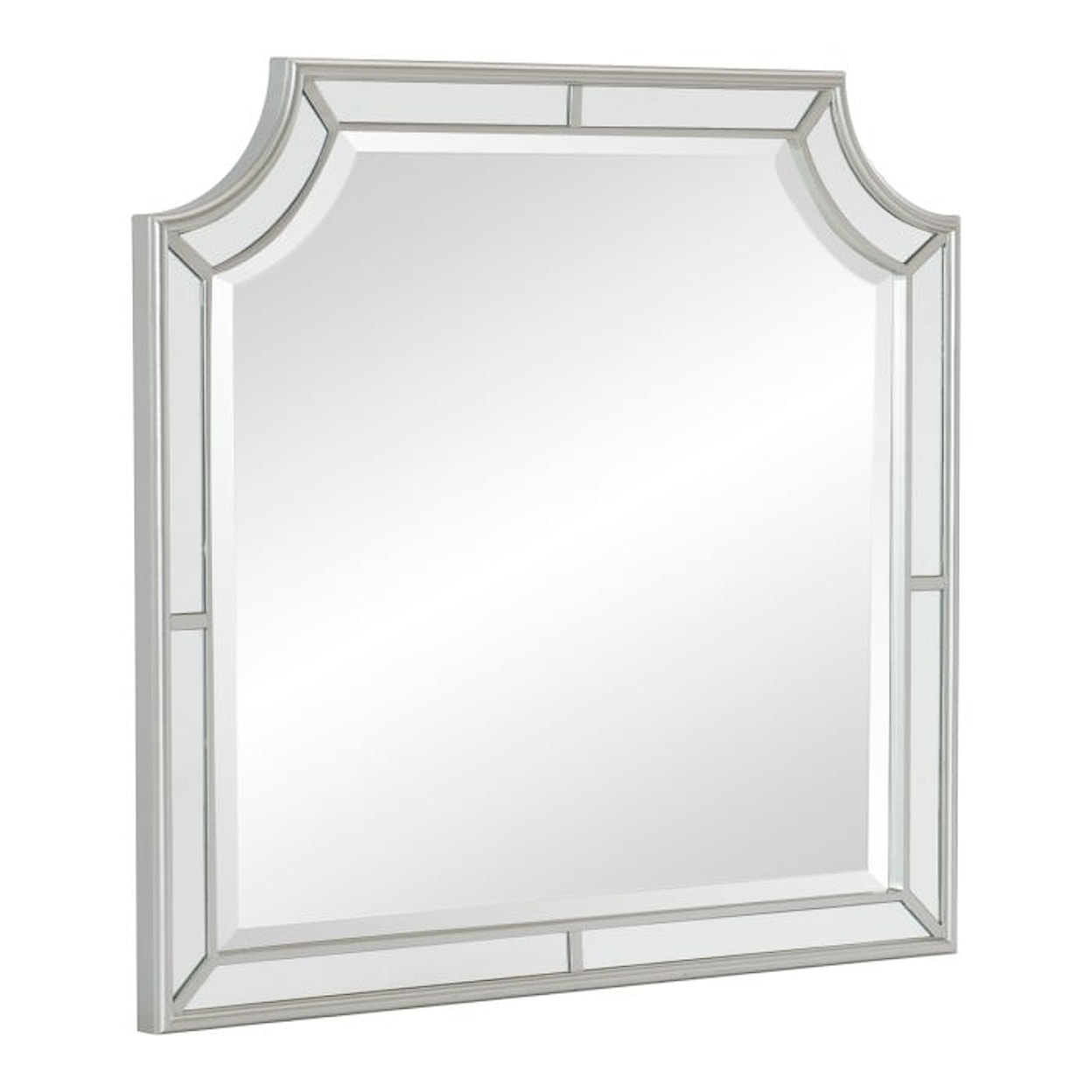 Homelegance Furniture Avondale Arched Mirror with Beveled Mirror Trim
