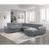 Homelegance Berel 4-Piece Sectional Sofa
