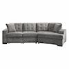 Homelegance Logansport 2-Piece Sectional with Pull-out Ottoman