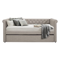 Transitional Twin Daybed with Trundle