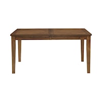 Transitional Dining Leg Table with 18" Leaf
