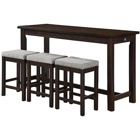 4-Piece Pack Counter Height Set