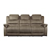 Homelegance Furniture Shola Double Reclining Sofa