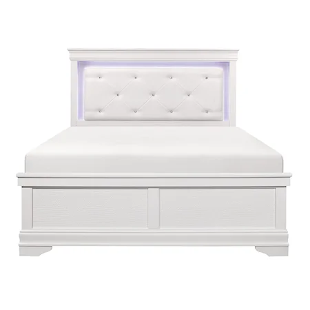 Queen Bed with LED Lighting