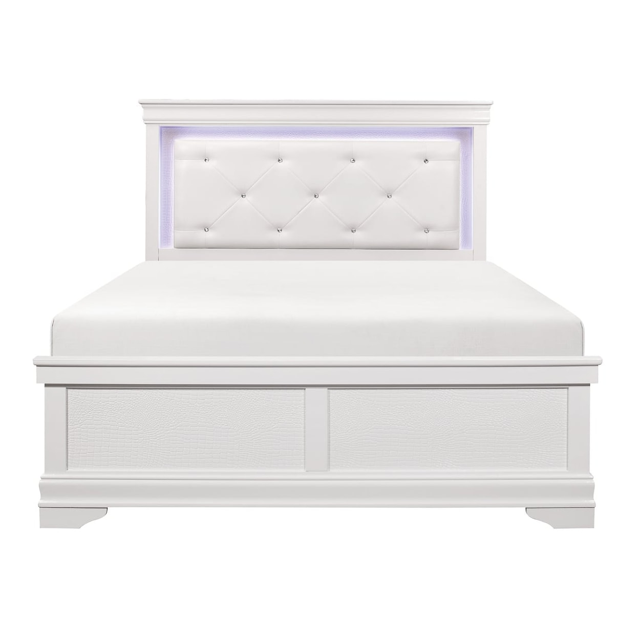 Homelegance Furniture Lana Queen Bed with LED Lighting