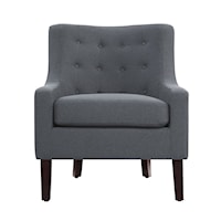 Transitional Tufted Accent Chair