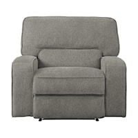 Casual Power Reclining Chair with Power Headrest and USB Port