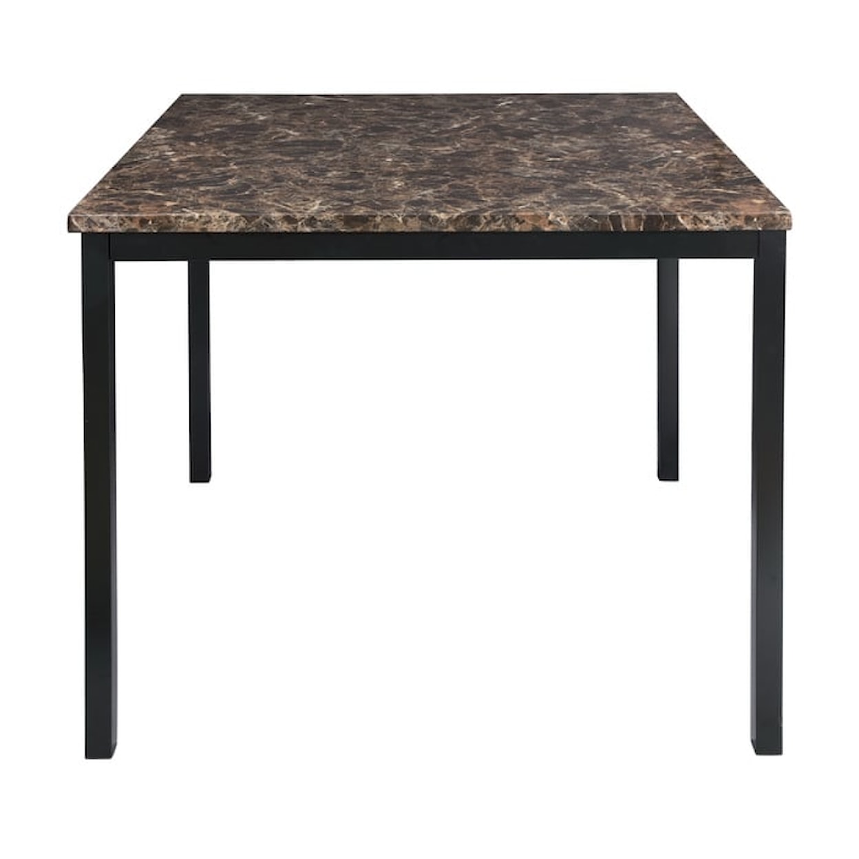 Homelegance Furniture Tempe Counter Height Table with Faux Marble Top
