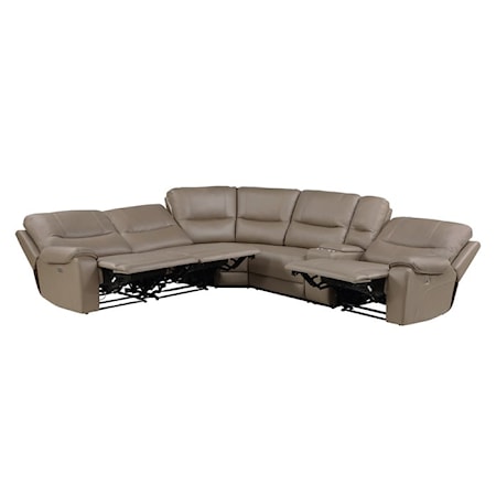 6-Piece Power Reclining Sectional Sofa