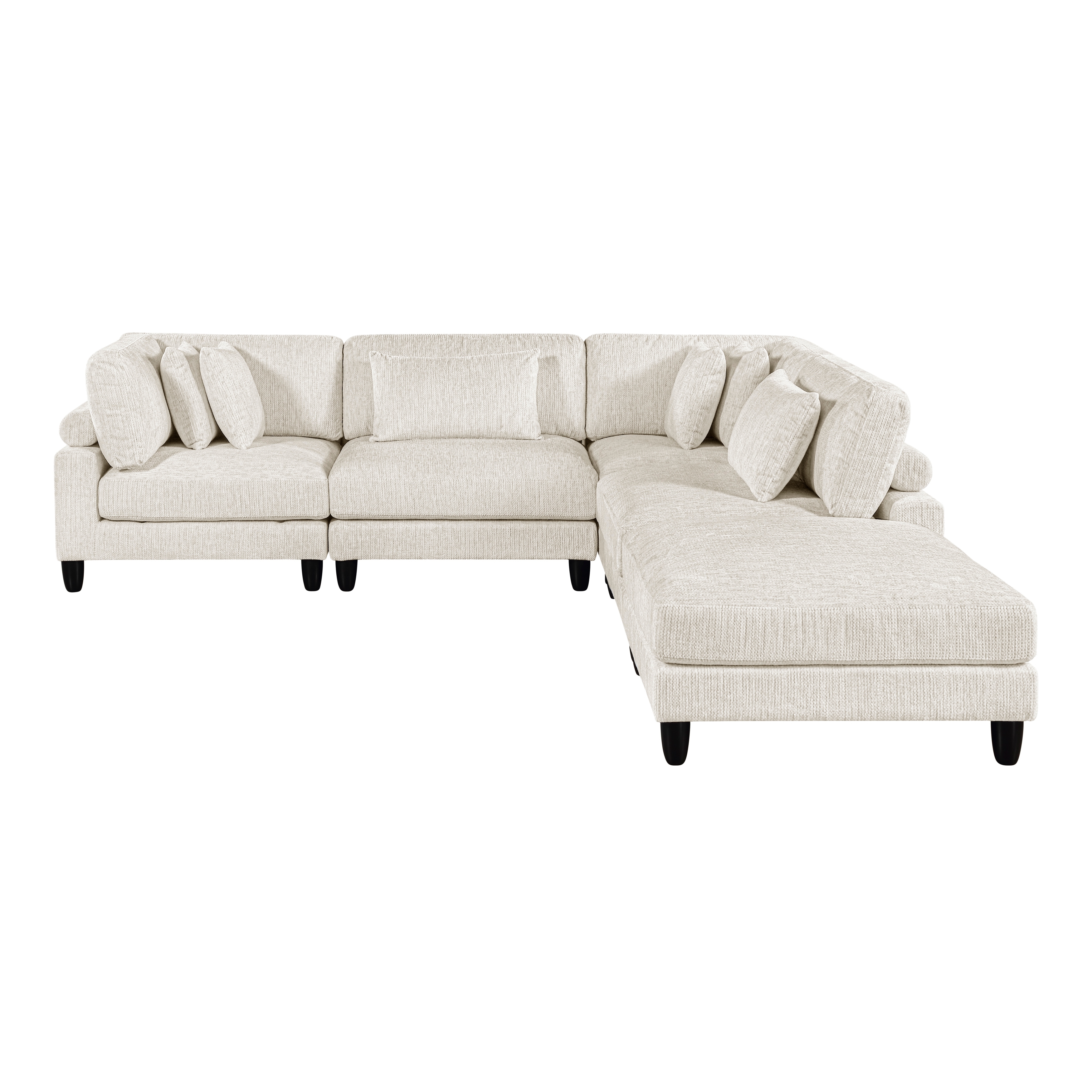 Homelegance Robstown 5-pc. Modular Sectional Sofa w/Ottoman