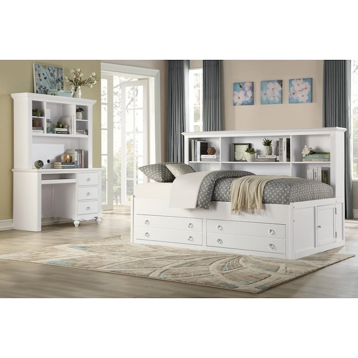 Homelegance Meghan Twin Storage Bed