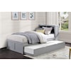 Homelegance Furniture Orion Twin Bookcase Bed with Twin Trundle