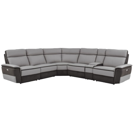6-Piece Modular Power Reclining Sectional