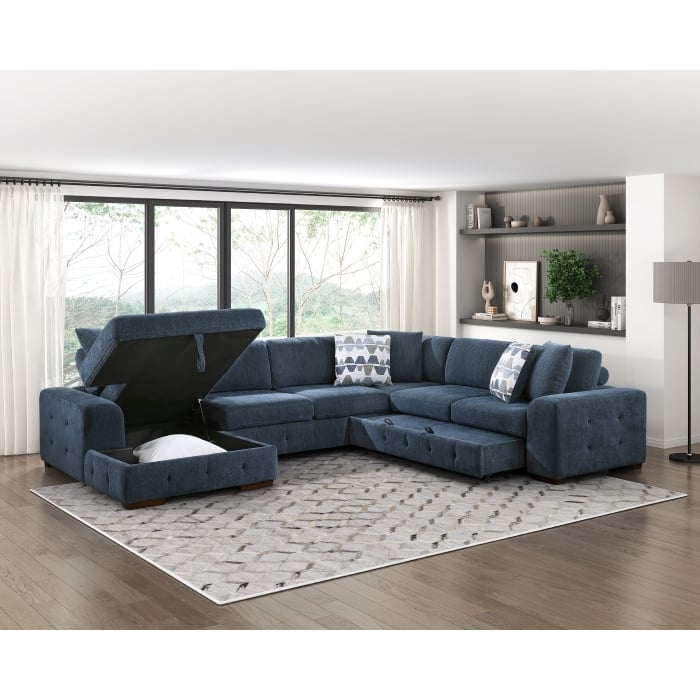 Homelegance Raife 4-Piece Sectional Sofa