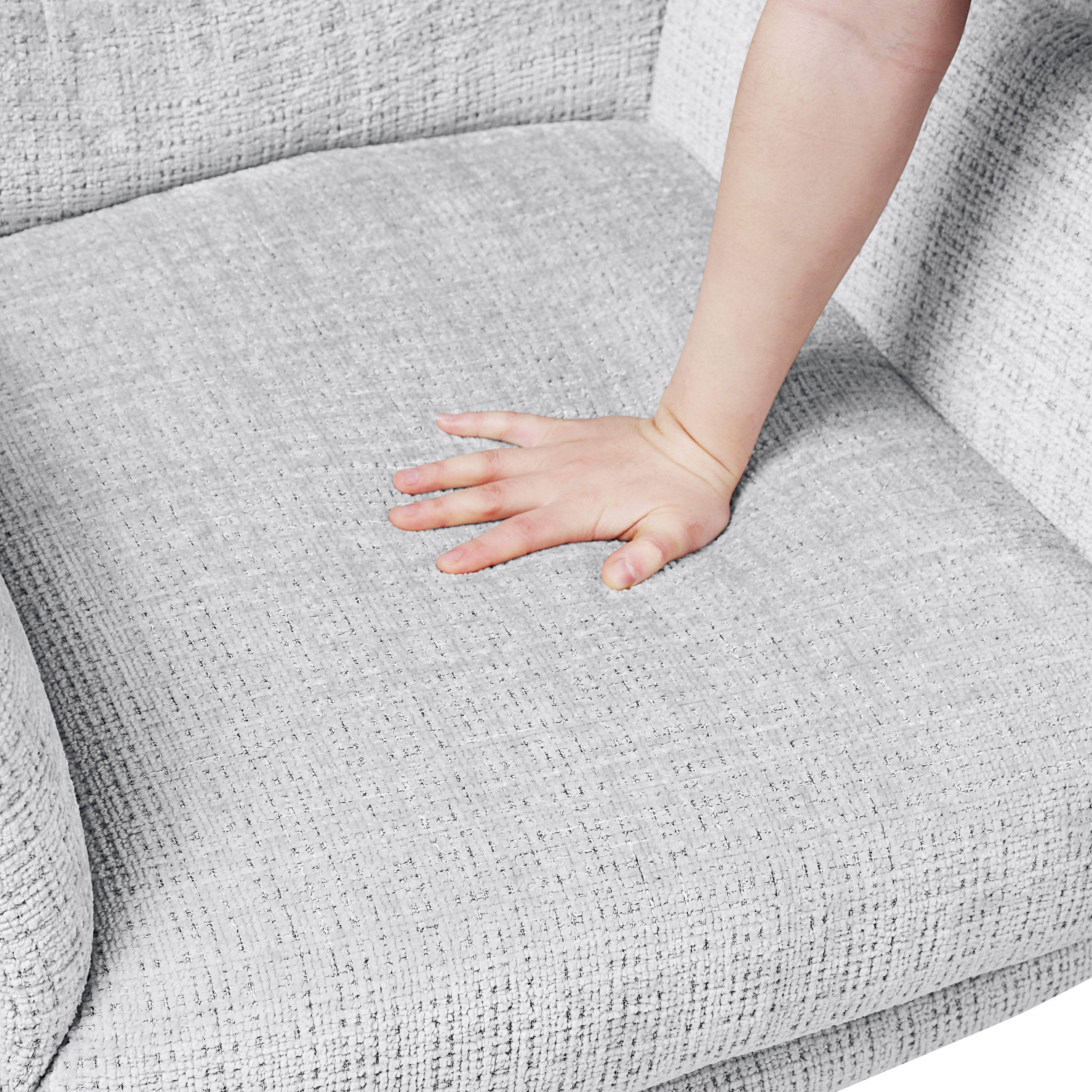 Homelegance Parker Swivel Chair with Ottoman