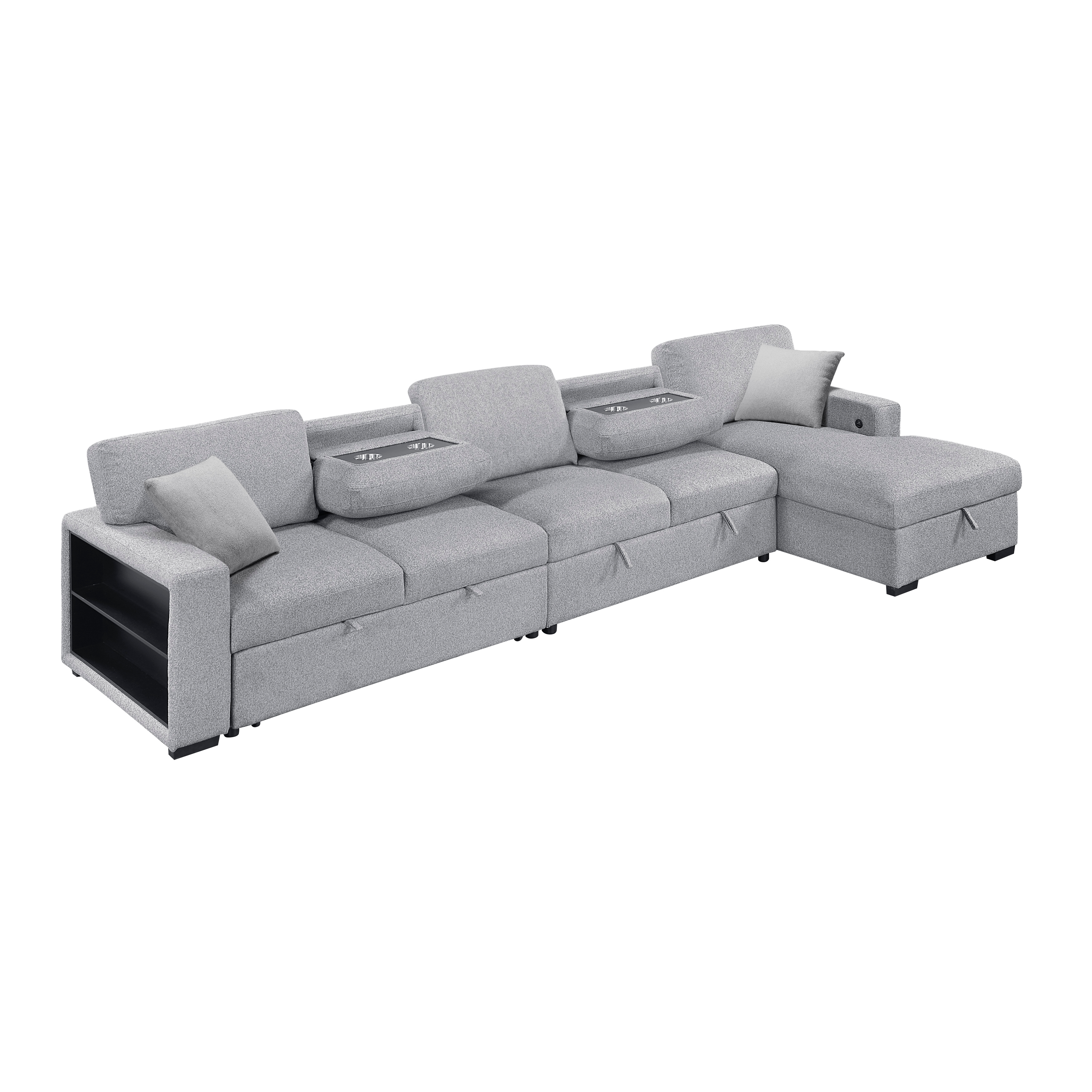 Homelegance Pompano  3-Piece Sectional Sofa