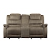 Homelegance Furniture Shola Reclining Loveseat