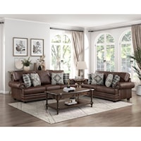 Traditional 2-Piece Living Room Set