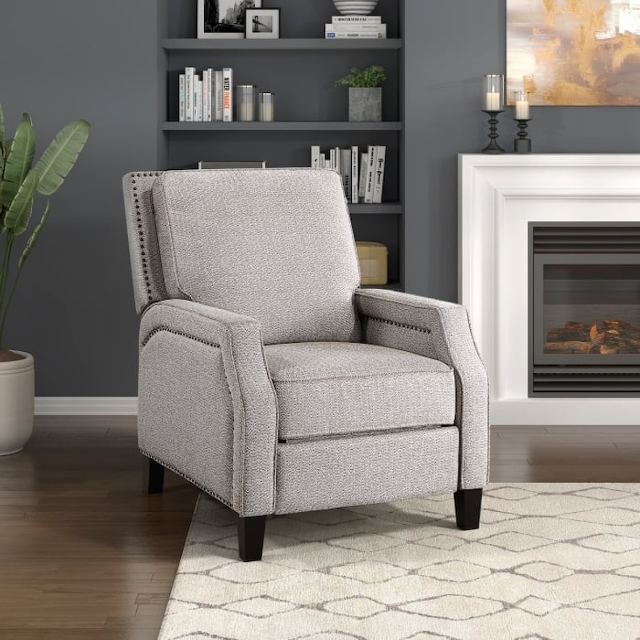 Homelegance Furniture Berenson Push Back Reclining Chair