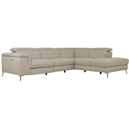 2-Piece Power Sectional with Right Chaise