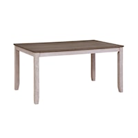 Transitional Two-Tone Dining Table