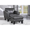 Homelegance Furniture Spivey Chair Ottoman