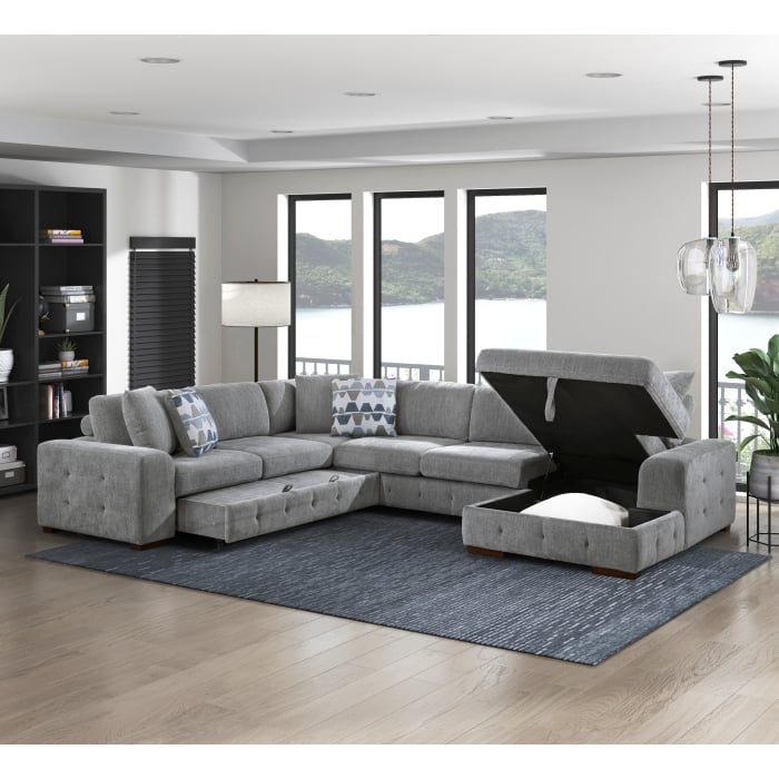 Homelegance Raife 4-Piece Sectional Sofa