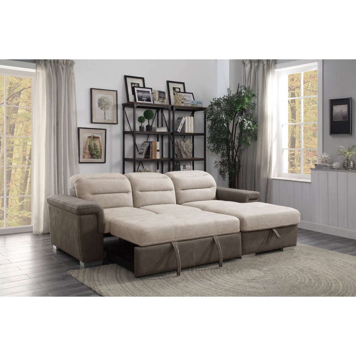 Homelegance Alfio 2-Piece Sectional Sofa