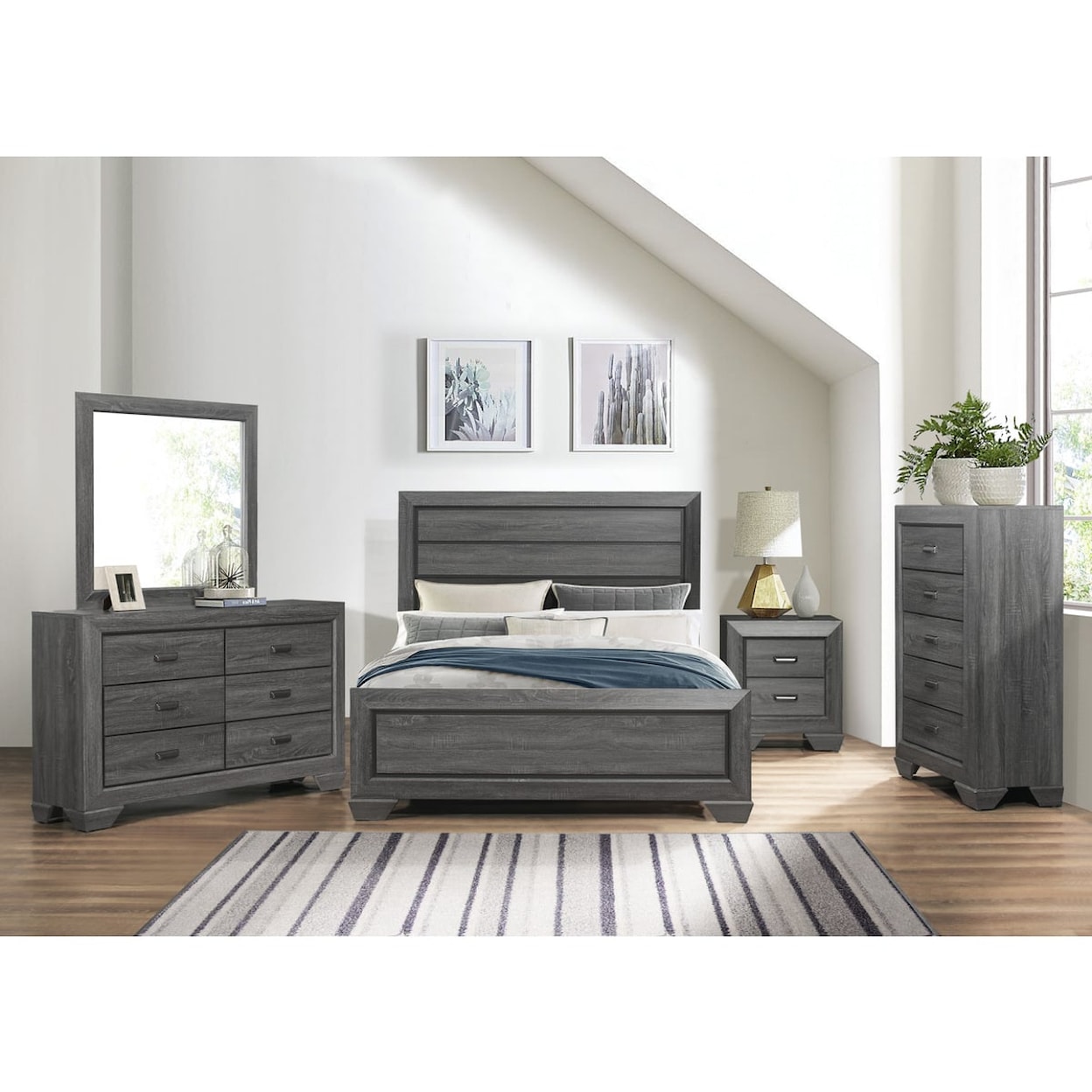 Homelegance Furniture Beechnut Queen Panel Bed