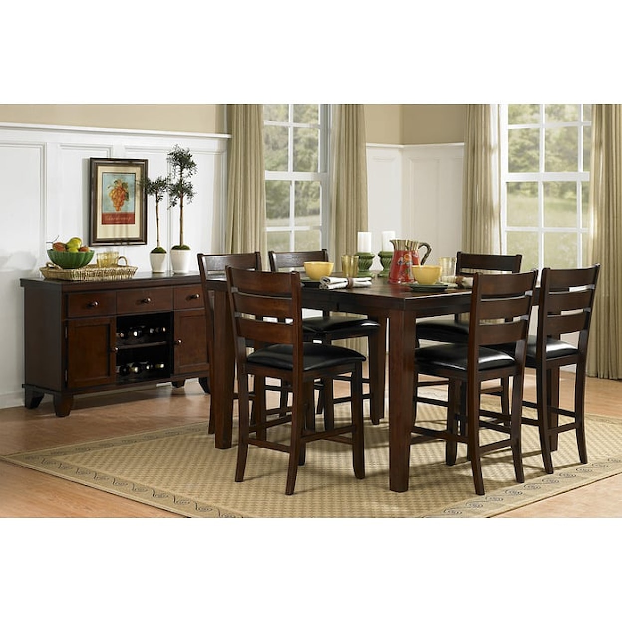 Homelegance Furniture Ameillia Counter Height Table