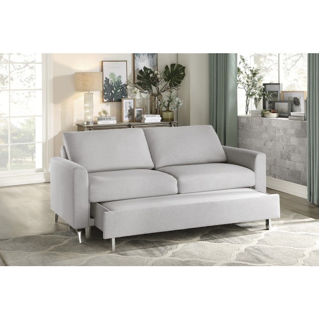 Homelegance Furniture Price Convertible Studio Sofa with Pull-out Bed