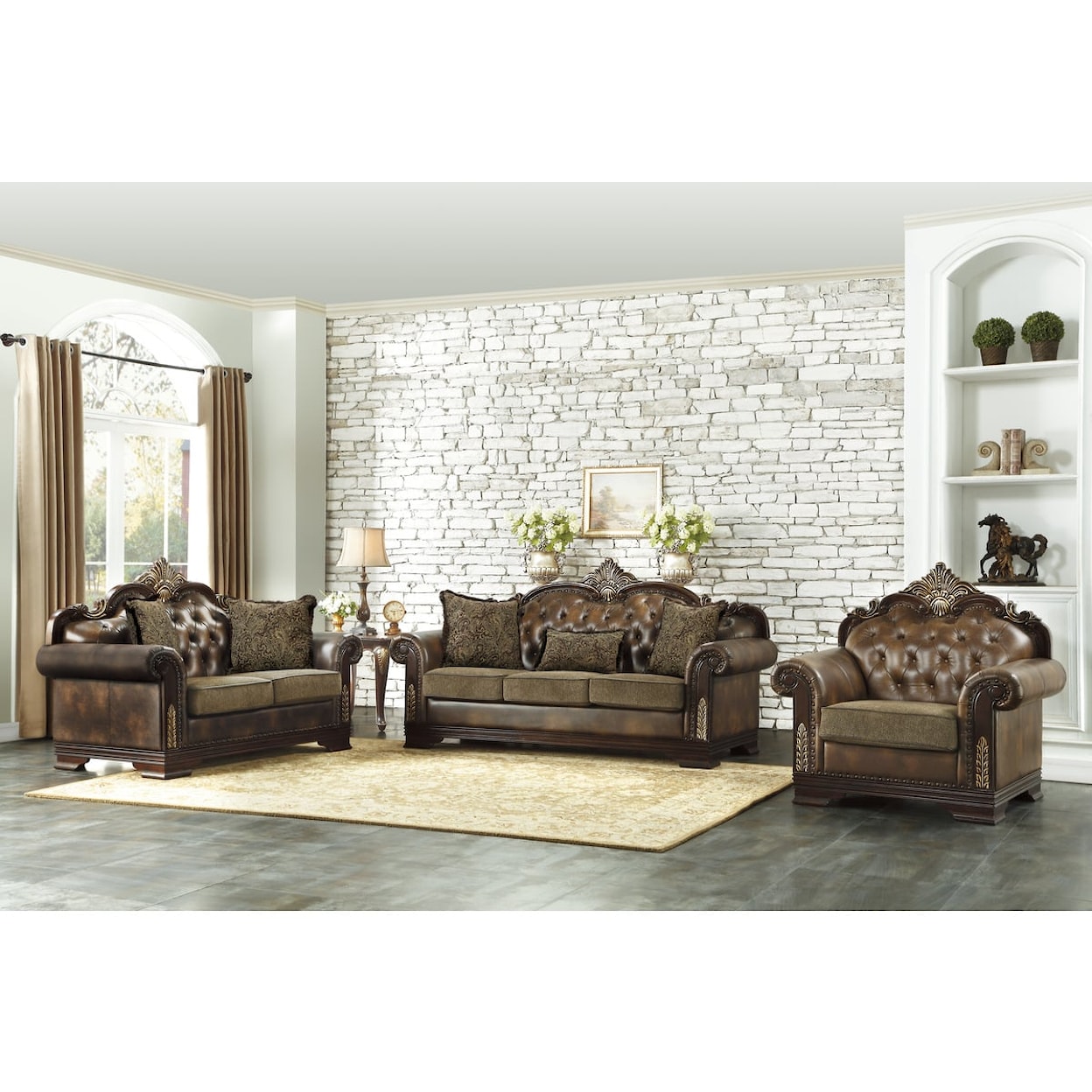 Homelegance Furniture Croydon Loveseat