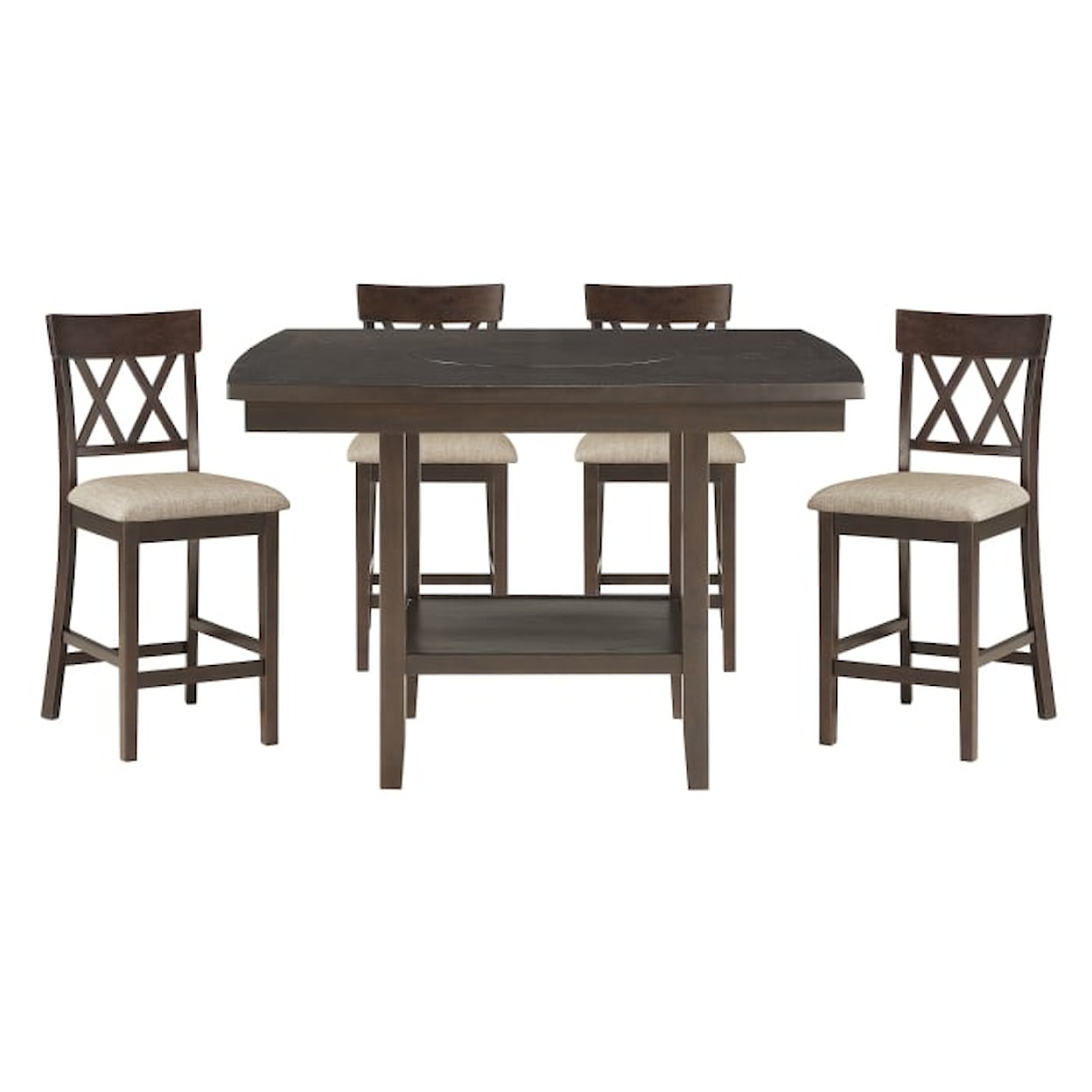 Homelegance Furniture Balin 5-Piece Dining Set