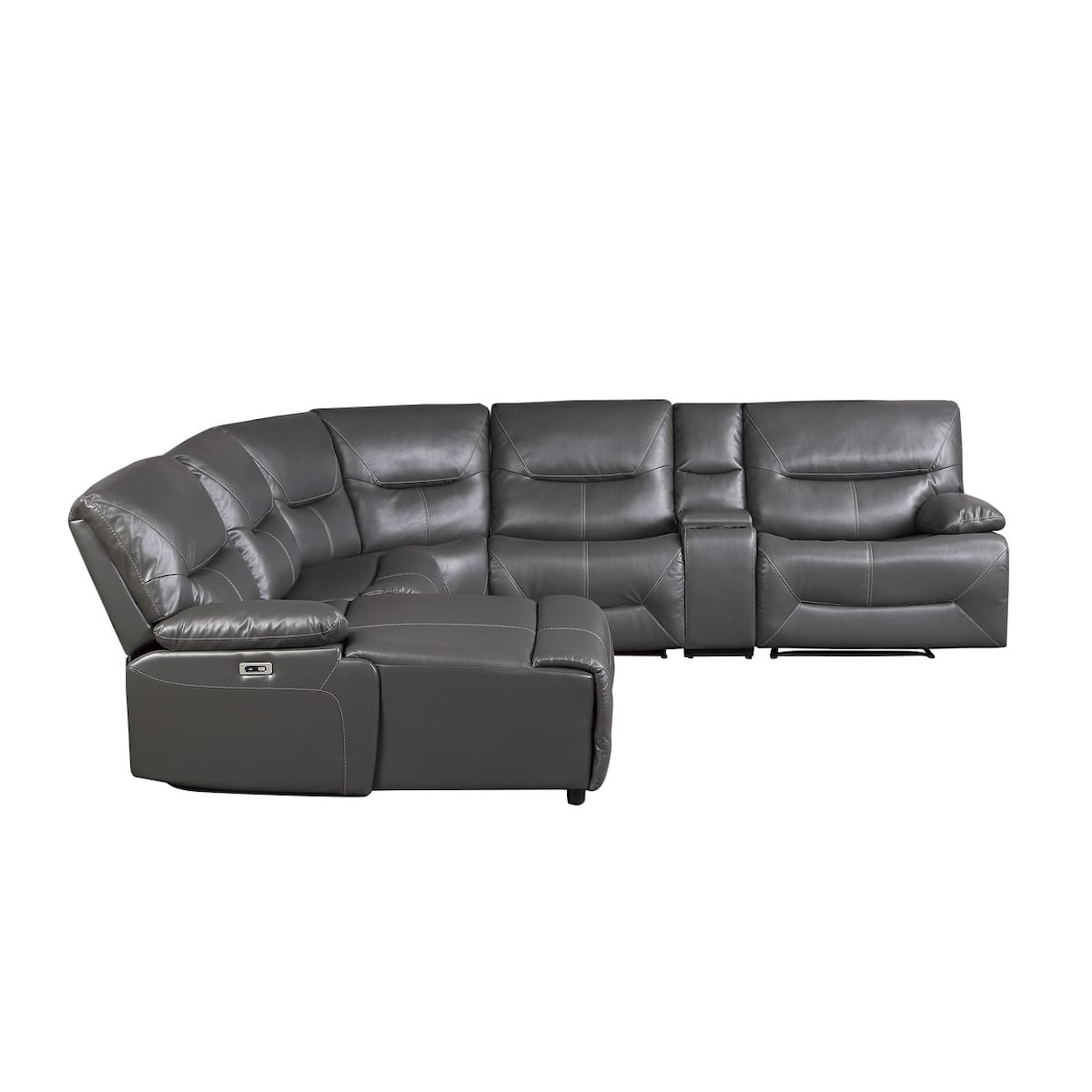 Homelegance Furniture Dyersburg 6-Piece Power Reclining Sectional Sofa