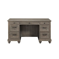 Transitional Executive Desk with 7-Drawers